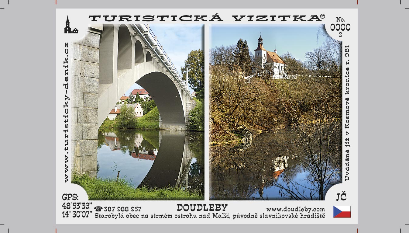 turistická vizitka Doudleby